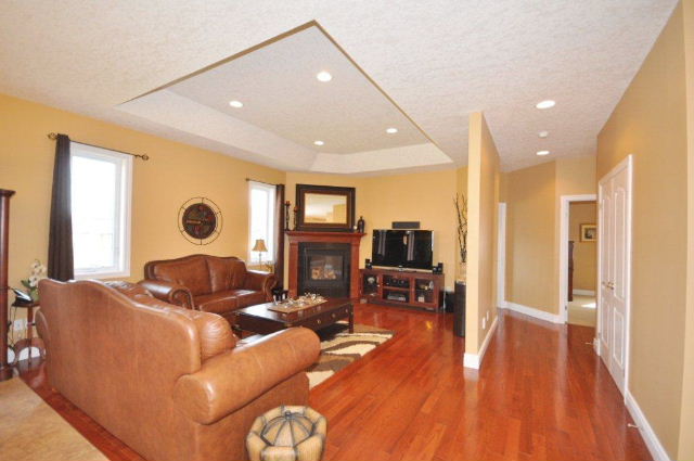 Great Room with Tray Ceiling