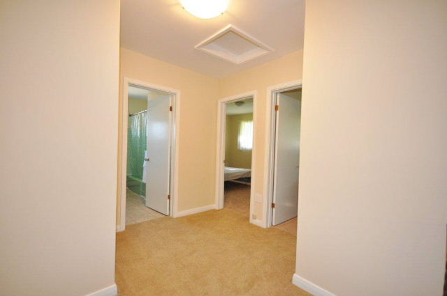 Upper level hallway to 4 bedrooms