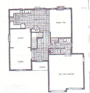 Main level floor plan 